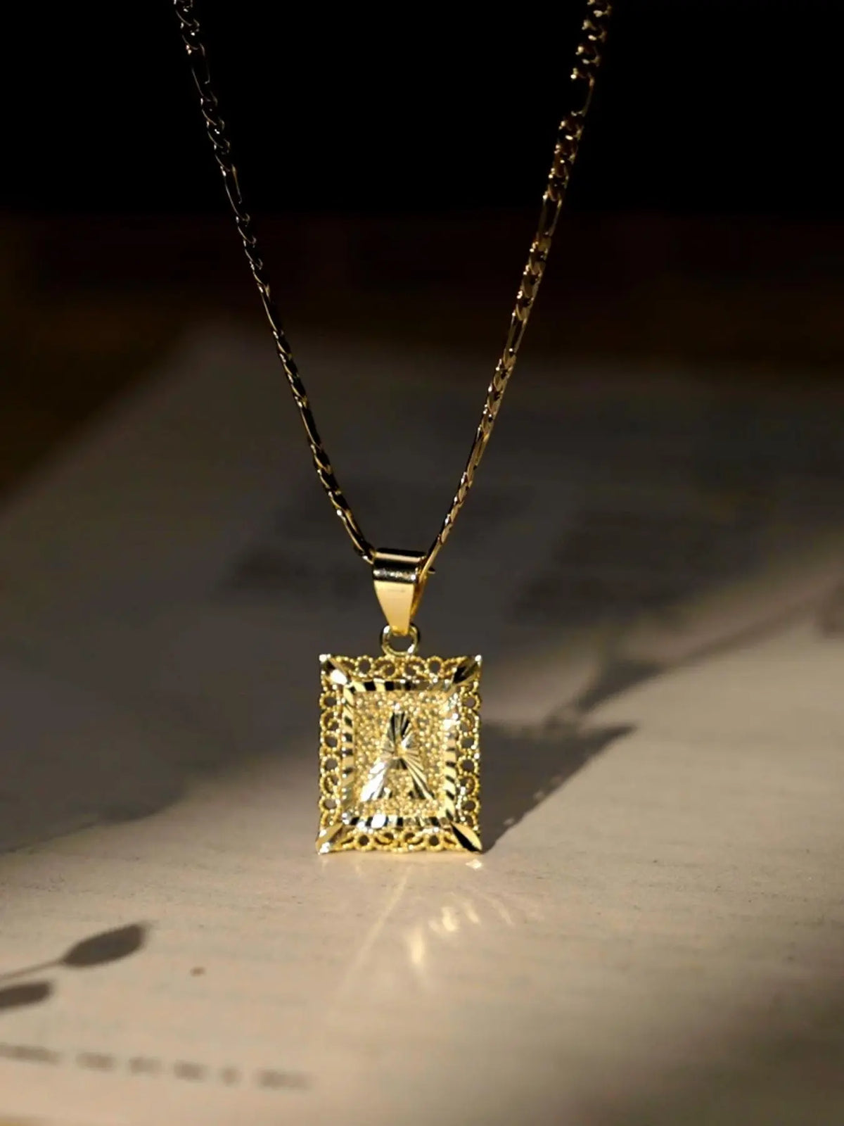 Letter A-Z Pendant Necklace, Letters Necklace for Women & Men, Alphabet Necklace, Punk Style Jewelry, Fashion Jewelry Party, Party & Daily Wear, Trendy All-Match Accessory, Perfect Gift