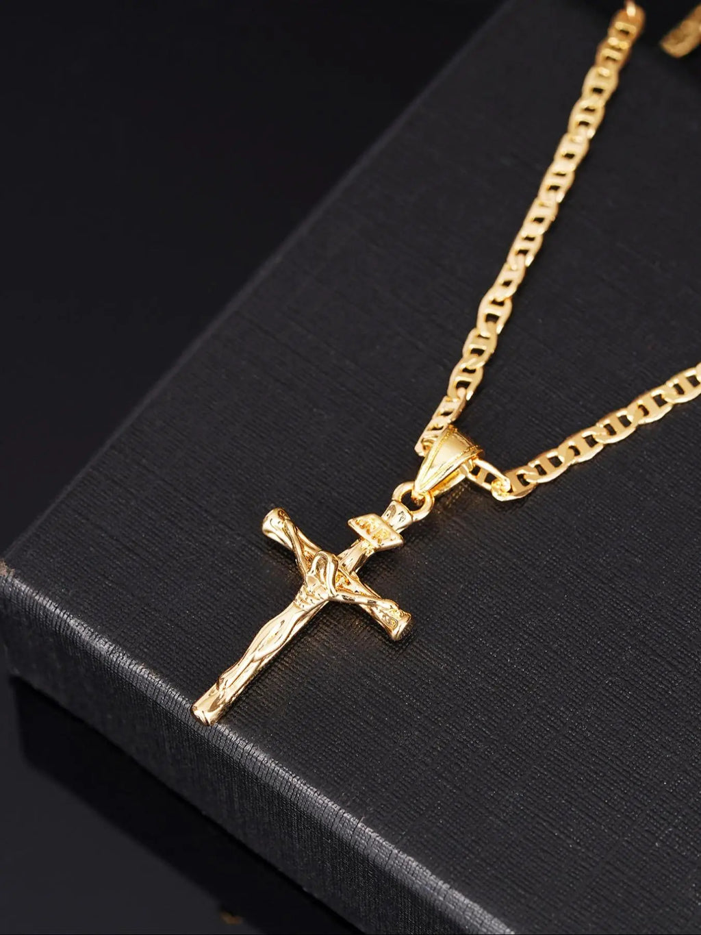 Women's Elegant Cross Pendant Necklace, Dainty Coptic Cross Design, Trendy All-Match Faith Jewelry for Party & Daily Wear, Exquisite Birthday Gift