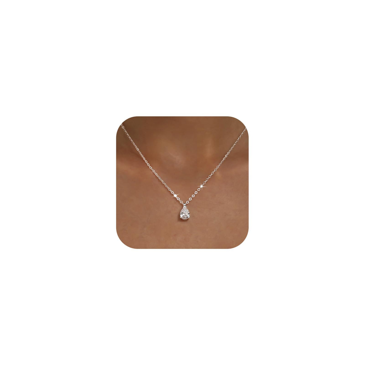Gold Necklace for Women 14K Gold Plated Dainty Pendant Chain Puffy Heart Italian Horn Radiant Sun Compass CZ Teardrop Bow Charm Trendy Jewelry Gift