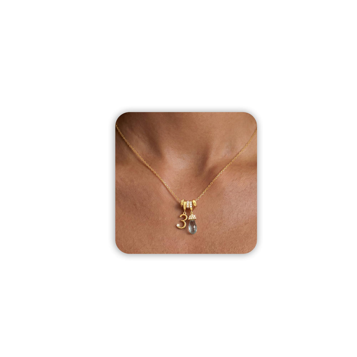 Freekiss Gold Pendant Necklace for Women, Dainty Diamond Necklaces for Women Simple 14K Gold Plated Paperclip Choker Necklaces Cute Minimalist Open Oval Necklaces Gold Jewelry for Women Gifts