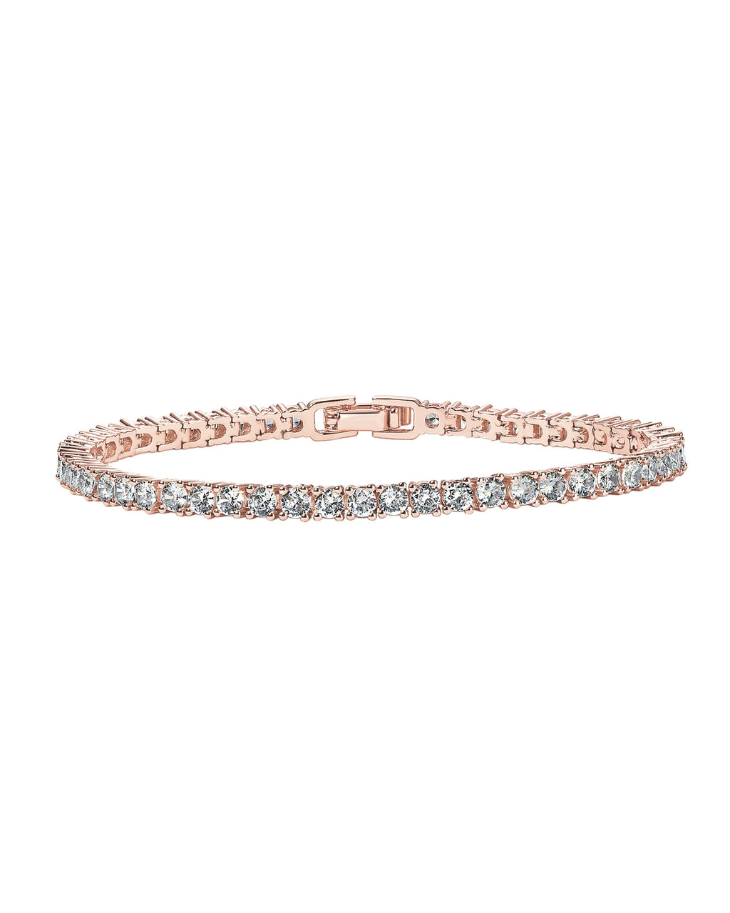 PAVOI 14K Gold Plated 3mm Cubic Zirconia Classic Tennis Bracelet | Gold Bracelets for Women