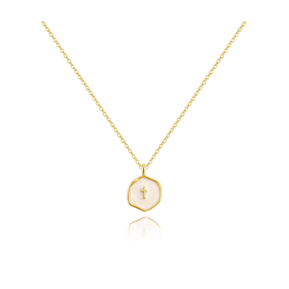 Cross Necklace for Women,Double Cross Necklace 14K Gold Plated Cross Pendant Necklace Dainty Gold Cross Necklaces for Women Trendy Small Cross Charm Necklace Simple Cute Choker Necklaces Gold Jewery