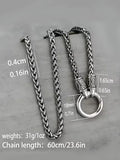 1pc Creative Dragon Bone Necklace Men's Viking Necklace Punk Hip-Hop Necklace Trendy New Product,Suitable for Daily Wear and As a Gift, Gothic Jewelry