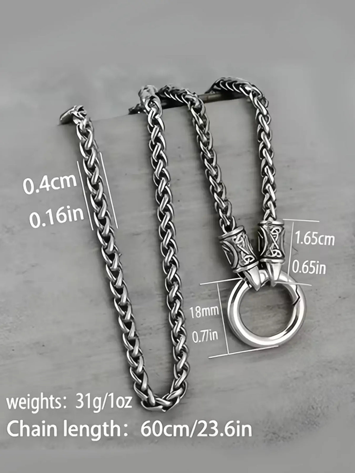 1pc Creative Dragon Bone Necklace Men's Viking Necklace Punk Hip-Hop Necklace Trendy New Product,Suitable for Daily Wear and As a Gift, Gothic Jewelry