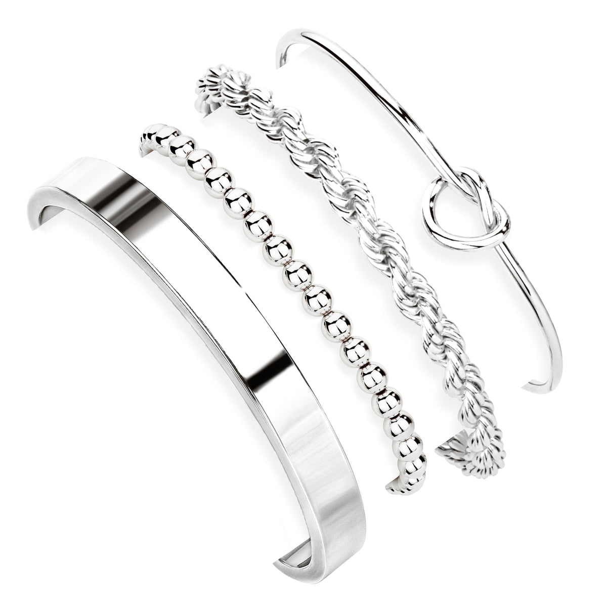 925 Sterling Silver Bracelets for Women Stack, Trendy Tennis Bangle Cuff Jewelry Set 14K Gold Plated, Adjustable Bracelet Set for Wrist Essentials, Women Fashion Watch Band Acecessories