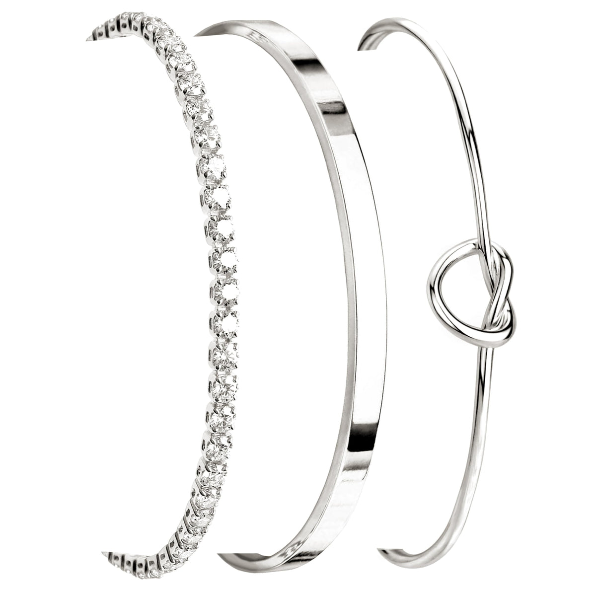 925 Sterling Silver Bracelets for Women Stack, Trendy Tennis Bangle Cuff Jewelry Set 14K Gold Plated, Adjustable Bracelet Set for Wrist Essentials, Women Fashion Watch Band Acecessories
