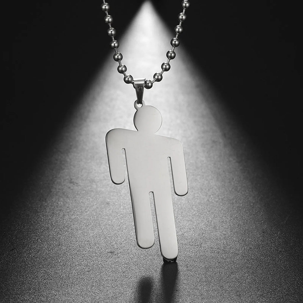 Street hip-hop style rapper stainless steel men's simple personality non-fading necklace trendy rock gift daily wear