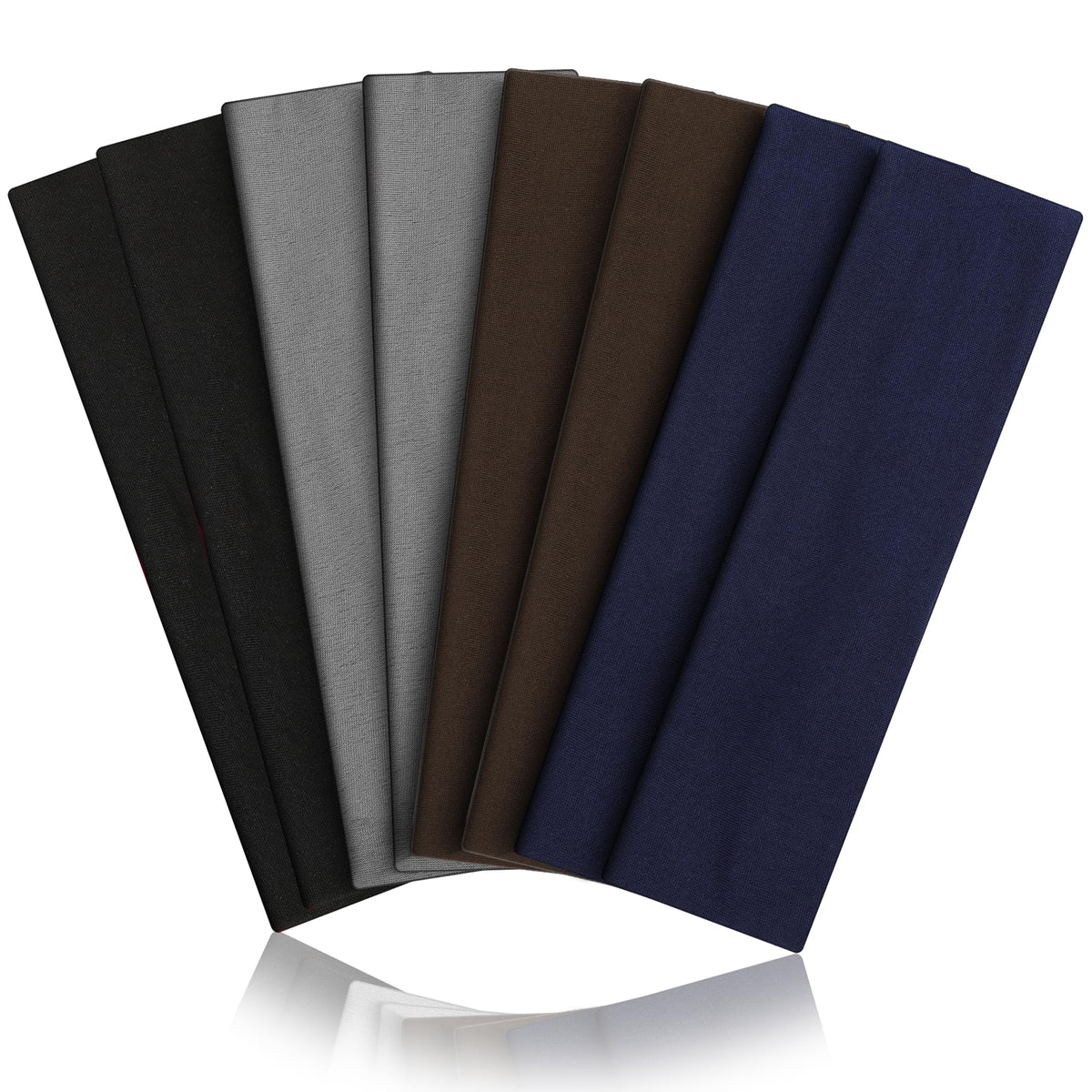 8PCS Summer-Exclusive Non Slip Sports Elastic Soft Running Fashion Headbands Absorb Sweat for Women & Men Working Out, Travel