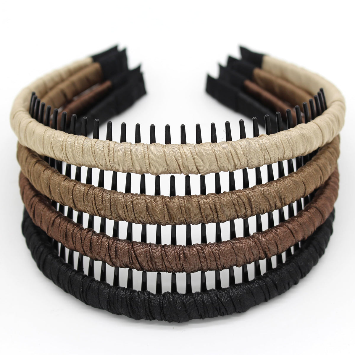 JOBAND Fashion floral teeth Headbands comb Hair Accessories Non-slip Hair bands Soft Comfy Hair Hoop for Women/Girl(4 color)