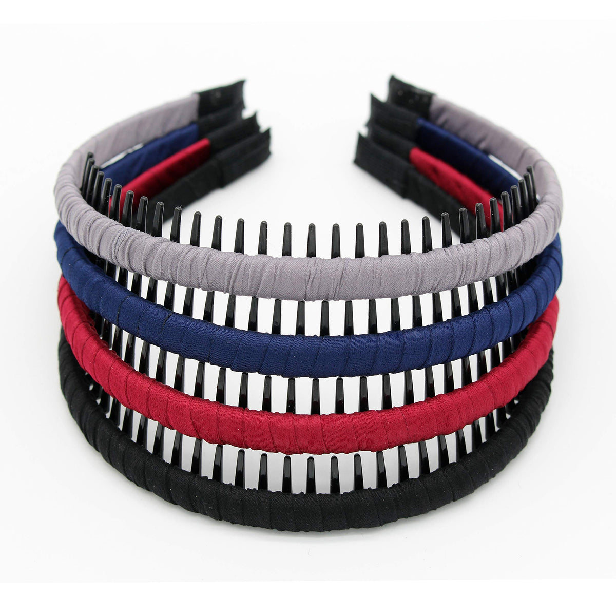 JOBAND Fashion floral teeth Headbands comb Hair Accessories Non-slip Hair bands Soft Comfy Hair Hoop for Women/Girl(4 color)