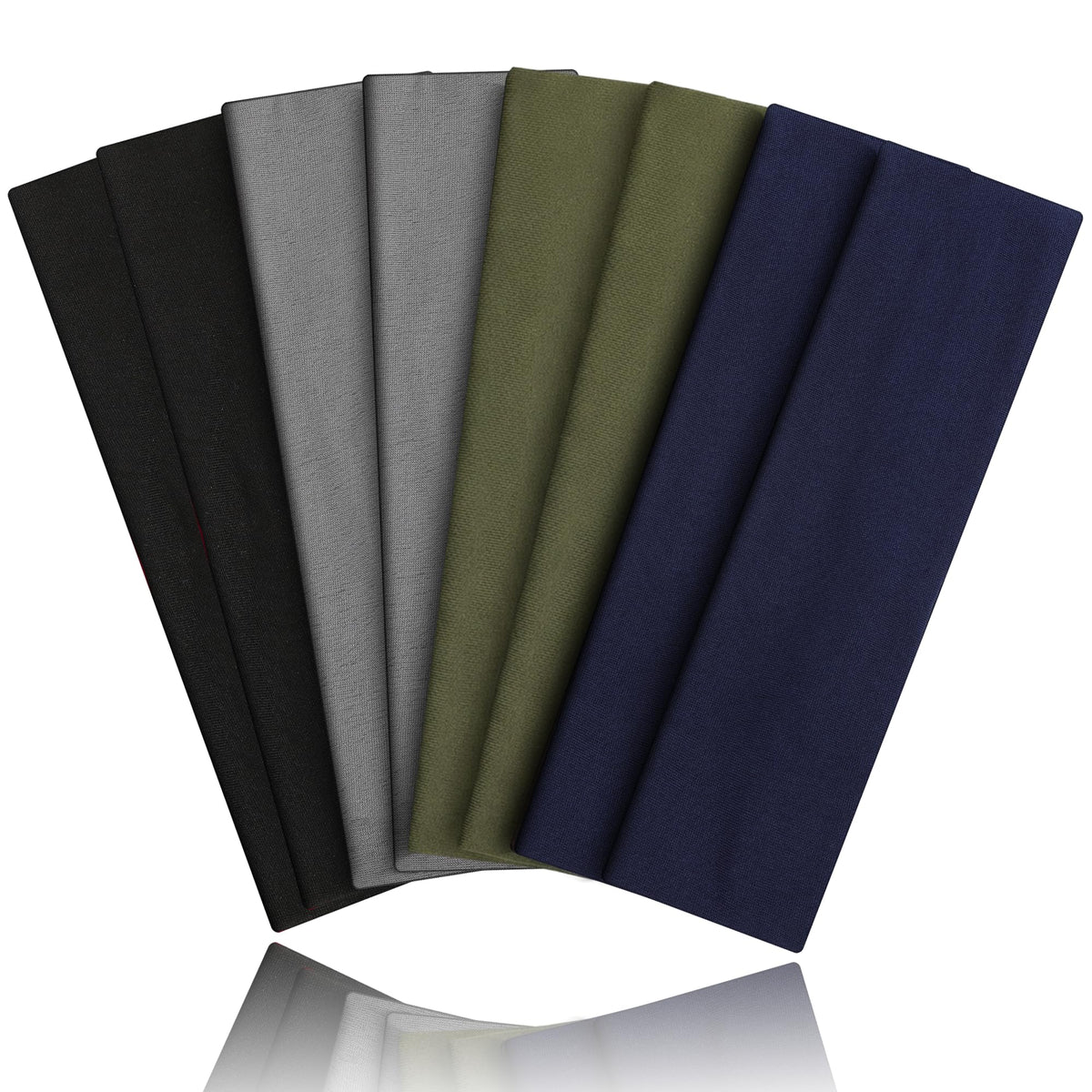 8PCS Summer-Exclusive Non Slip Sports Elastic Soft Running Fashion Headbands Absorb Sweat for Women & Men Working Out, Travel