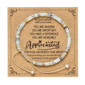 yupoxiu Inspirational Gifts Healing Natural Stone Bracelets - Thinking of You, Get Well Soon Encouragement Gifts Strength Bracelets for Women Friends Sister, Christmas Stocking Stuffers Thanksgiving Basket