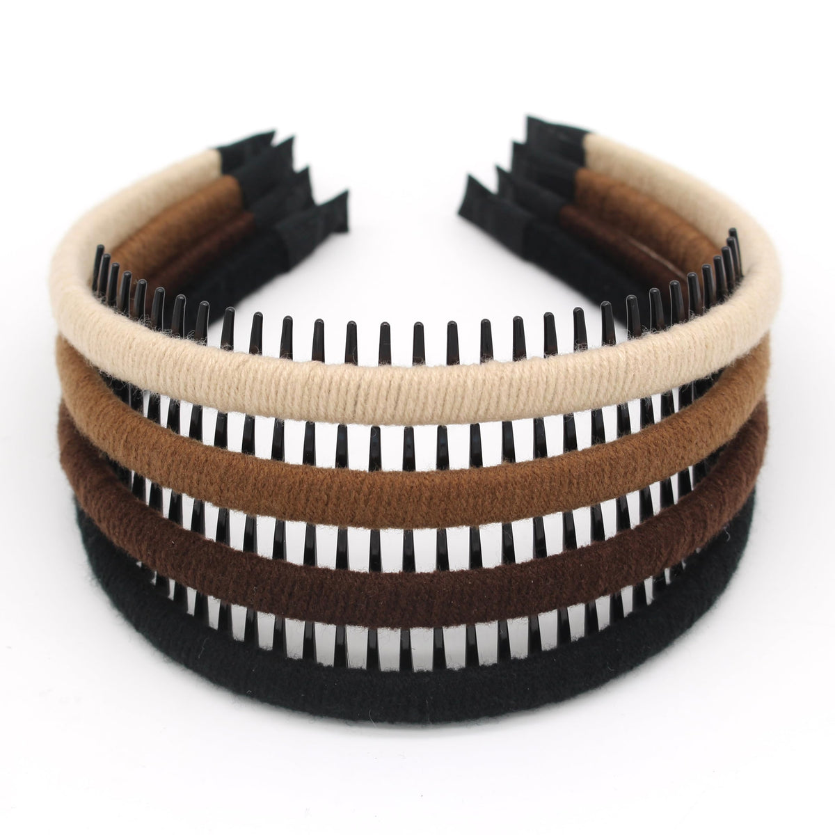 JOBAND Fashion floral teeth Headbands comb Hair Accessories Non-slip Hair bands Soft Comfy Hair Hoop for Women/Girl(4 color)