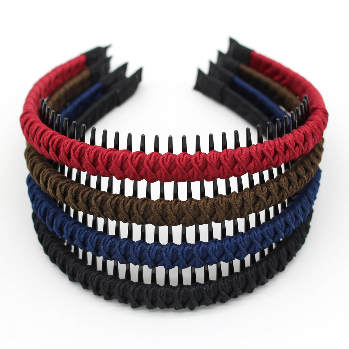 JOBAND Fashion floral teeth Headbands comb Hair Accessories Non-slip Hair bands Soft Comfy Hair Hoop for Women/Girl(4 color)