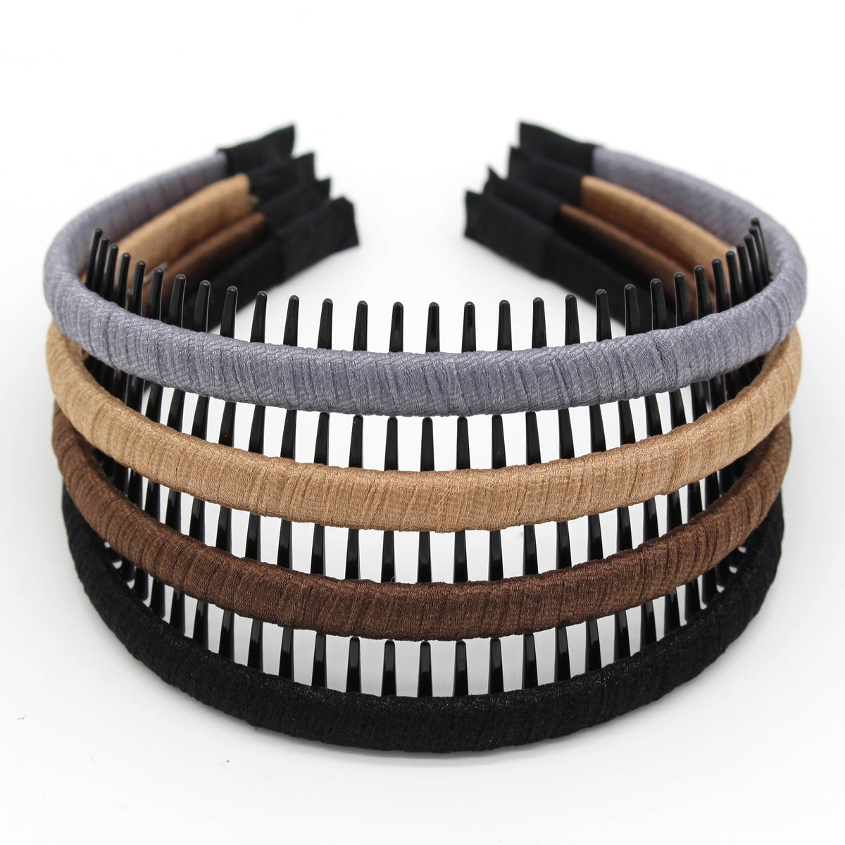 JOBAND Fashion floral teeth Headbands comb Hair Accessories Non-slip Hair bands Soft Comfy Hair Hoop for Women/Girl(4 color)