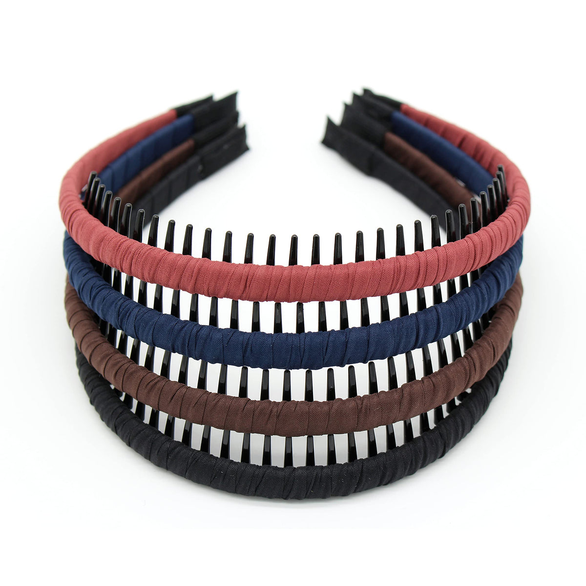 JOBAND Fashion floral teeth Headbands comb Hair Accessories Non-slip Hair bands Soft Comfy Hair Hoop for Women/Girl(4 color)