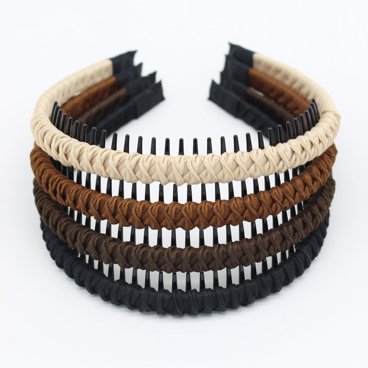 JOBAND Fashion floral teeth Headbands comb Hair Accessories Non-slip Hair bands Soft Comfy Hair Hoop for Women/Girl(4 color)
