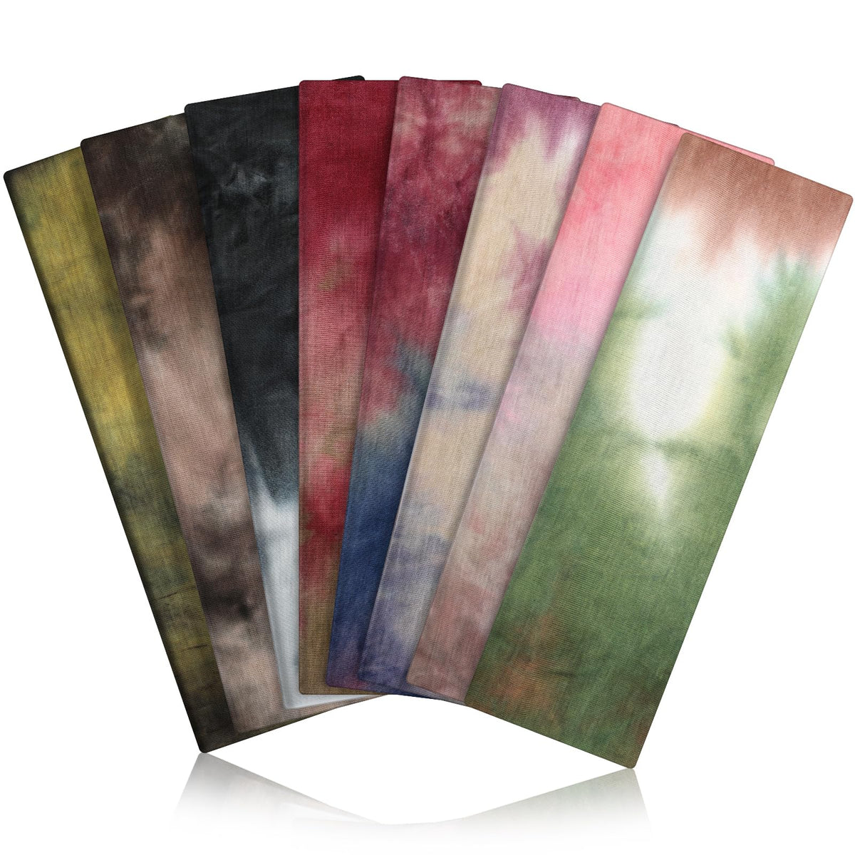 8PCS Summer-Exclusive Non Slip Sports Elastic Soft Running Fashion Headbands Absorb Sweat for Women & Men Working Out, Travel