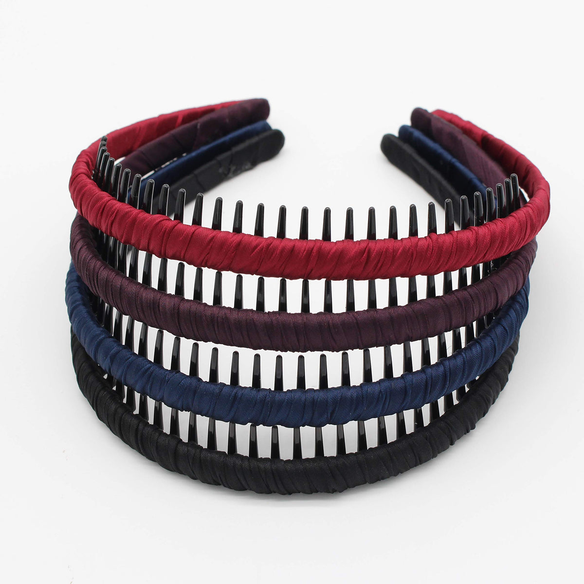 JOBAND Fashion floral teeth Headbands comb Hair Accessories Non-slip Hair bands Soft Comfy Hair Hoop for Women/Girl(4 color)