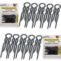 Magic-Grip Hair Pins Set of 10 by Good Hair Days Color: Shell
