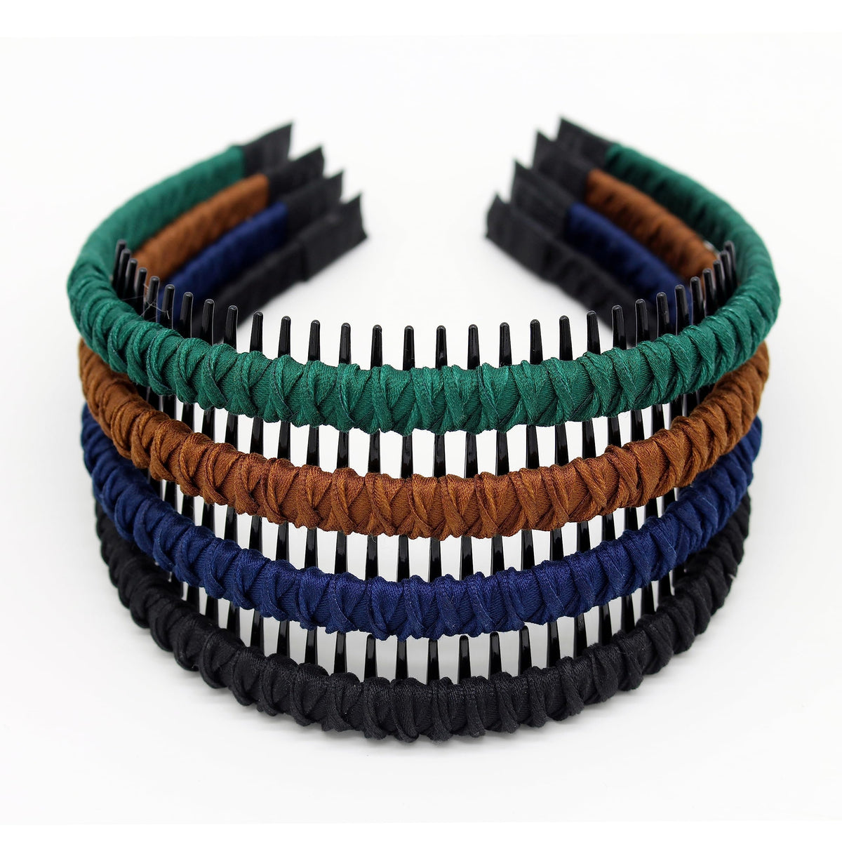 JOBAND Fashion floral teeth Headbands comb Hair Accessories Non-slip Hair bands Soft Comfy Hair Hoop for Women/Girl(4 color)