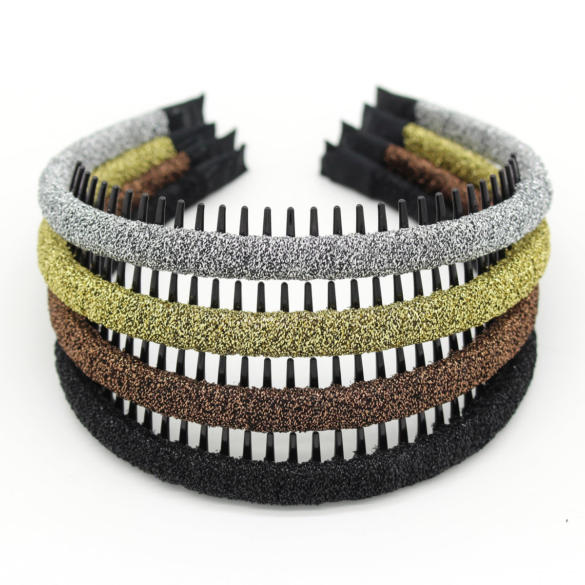 JOBAND Fashion floral teeth Headbands comb Hair Accessories Non-slip Hair bands Soft Comfy Hair Hoop for Women/Girl(4 color)