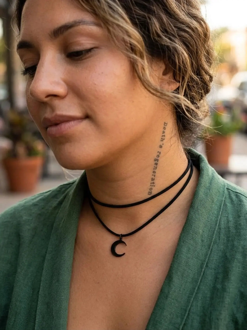 Gothic Boho Layered Black Crescent Moon Choker, Moon Necklace for Women, Gothic Emo Grunge Necklace, Goth Jewelry, Fashionable Accessory, Christmas Jewelry Gift for Women, Modern Versatile Accessories#Fashionweek#Fallfreshness#test