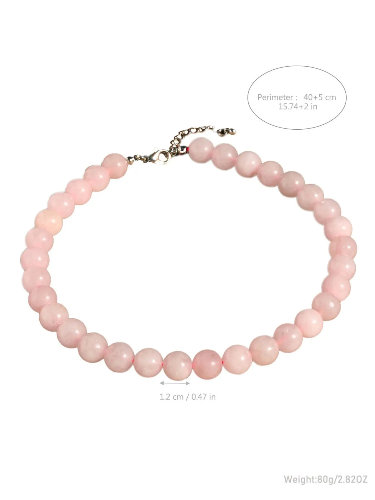 Women's Elegant Random Color Stone Beaded Choker Necklace, Gemstone Necklace, Choker Necklaces, Fashion Jewelry for Party, Daily Clothing Decor, Trendy All-match & Exquisite Jewelry for Birthday Gift