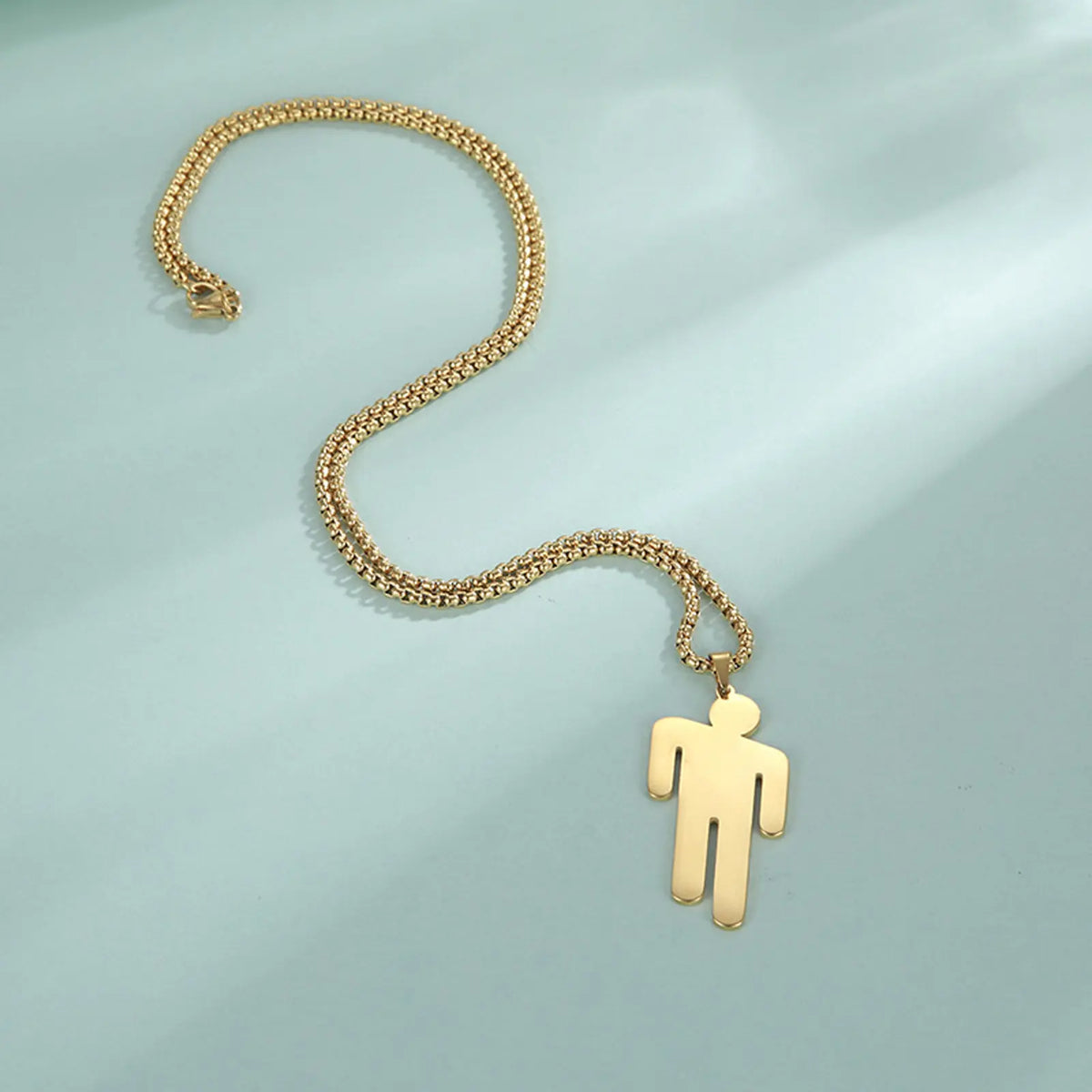 Street hip-hop style rapper stainless steel men's simple personality non-fading necklace trendy rock gift daily wear
