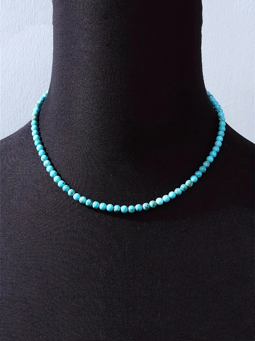 Women's Boho Minimalist Beaded Necklace, Adjustable Elastic Lightweight Summer Jewelry for Parties, Vacations, and Casual Wear