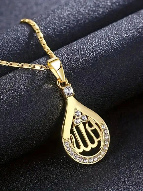 1 PC Classical Cubic Zirconia Necklace Pendant For Women Faith Necklace Valentine's Day Gift Birthday Gift Jewelry Wedding Jewelry Fashionable Accessories